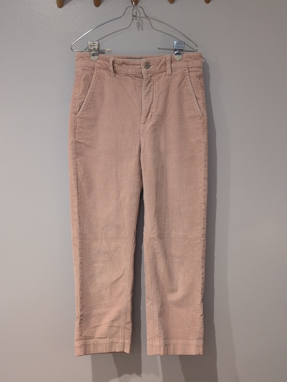 Everlane Pink Corduroy Pants Size 4